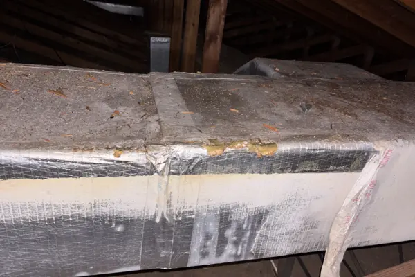 Sealed and insulated attic ductwork